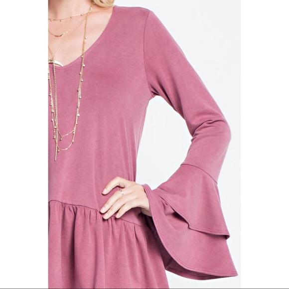 🌺🆕5⭐️BEST SELLER Washed Terry Ruffle Top - Picture 6 of 7